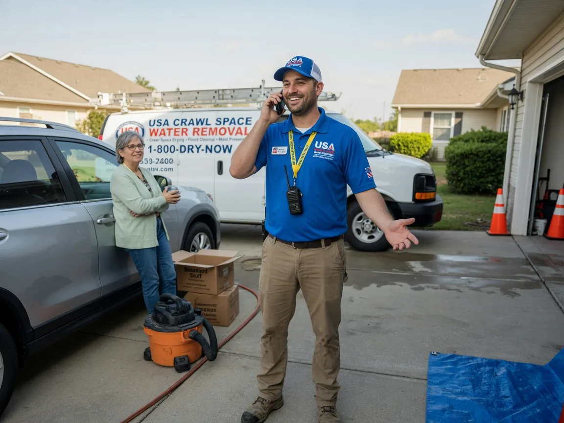 Crawl Space Water Removal Hitchcock, TX FAQs